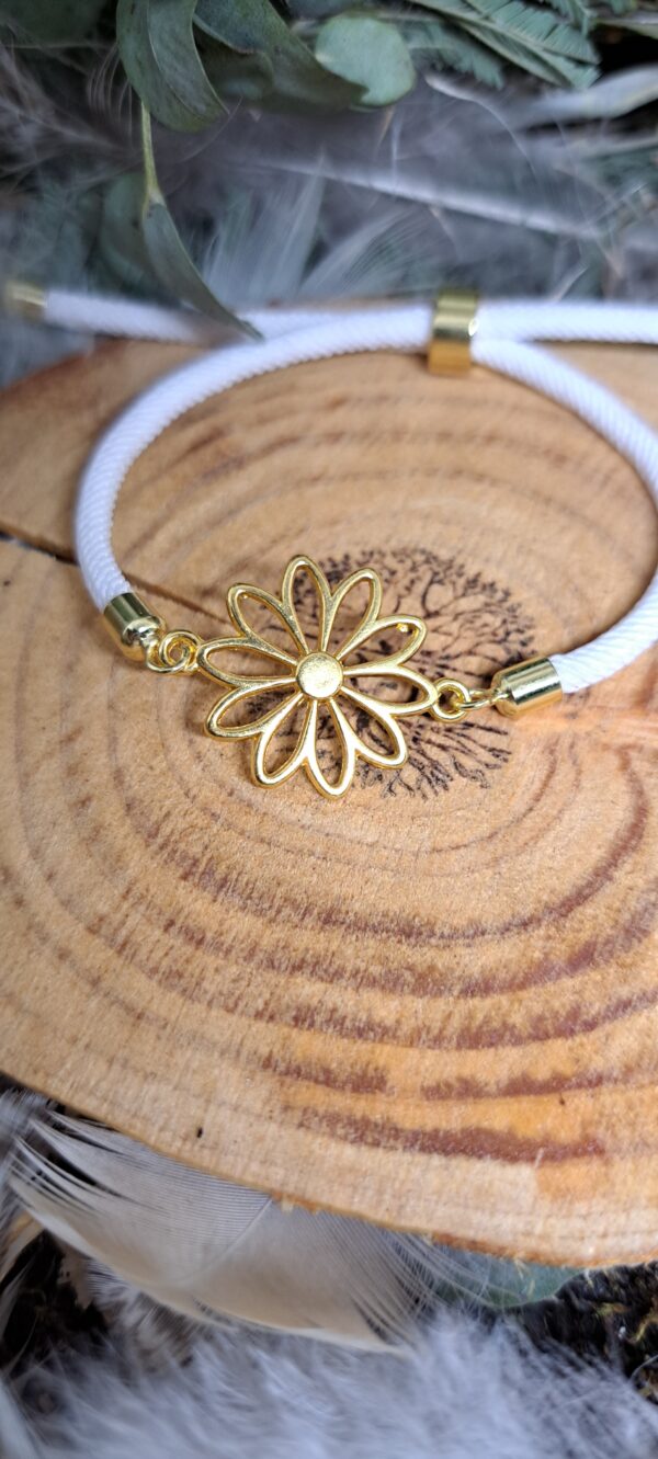 BRACELET CORDON FLEUR – Image 3
