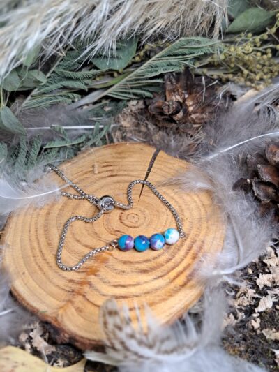 BRACELET CHAINE ET PERLES