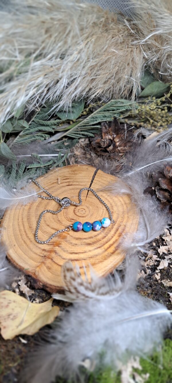 BRACELET CHAINE ET PERLES