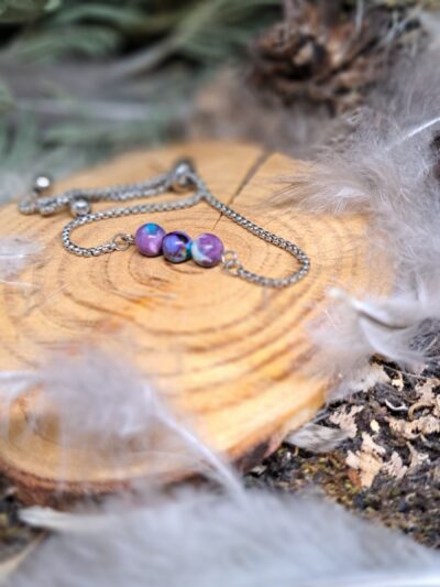 BRACELET CHAINE ET PERLES
