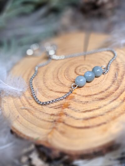 BRACELET CHAINE ET PERLES