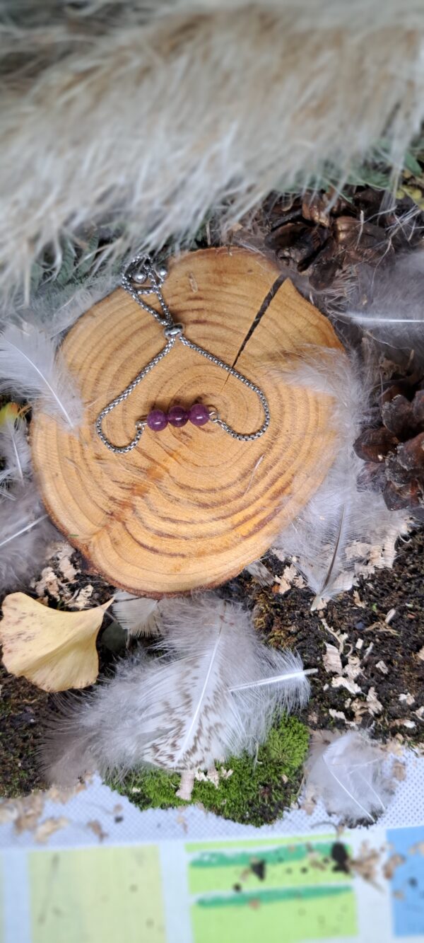 BRACELET CHAINE ET PERLES – Image 2