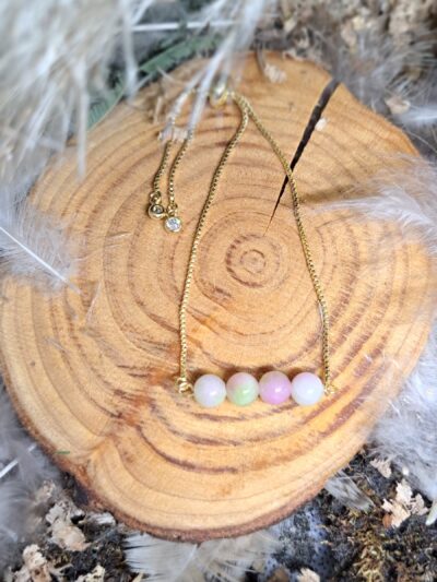 BRACELET CHAINE ET PERLES