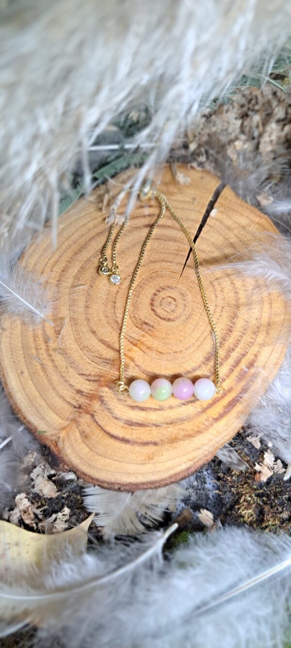 BRACELET CHAINE ET PERLES