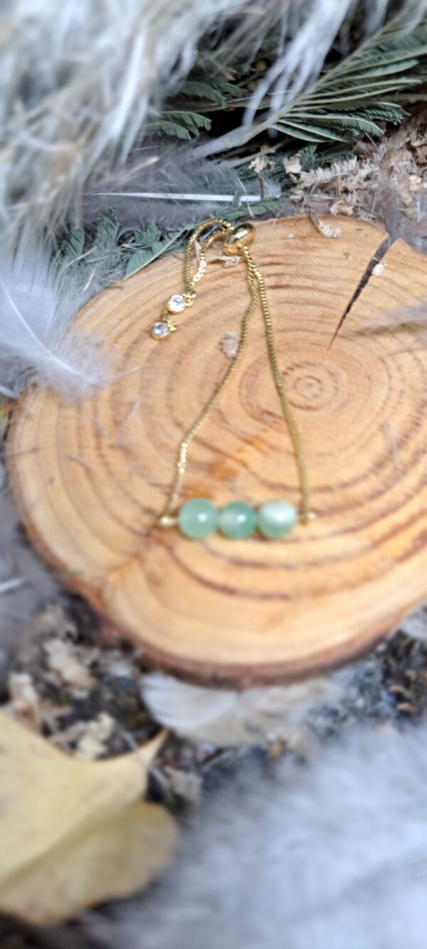 BRACELET CHAINE ET PERLES – Image 2