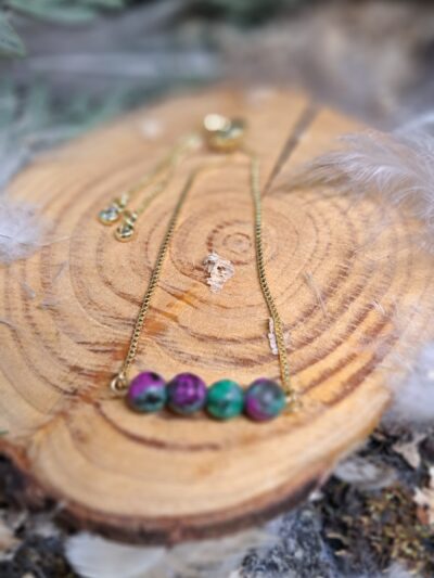 BRACELET CHAINE ET PERLES