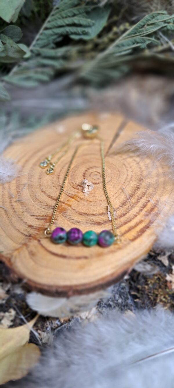 BRACELET CHAINE ET PERLES