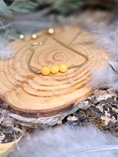 BRACELET CHAINE ET PERLES