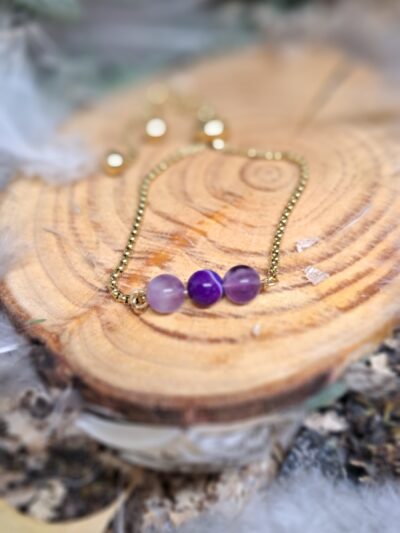 BRACELET CHAINE ET PERLES