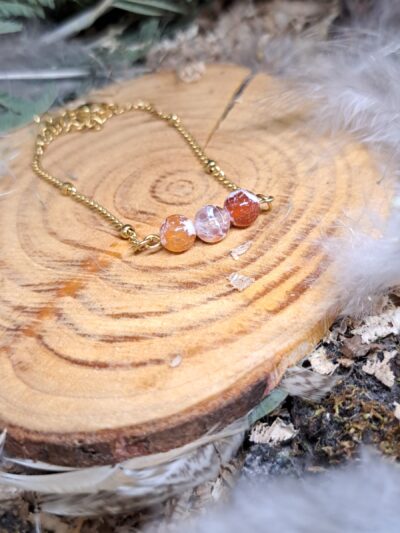 BRACELET CHAINE ET PERLES