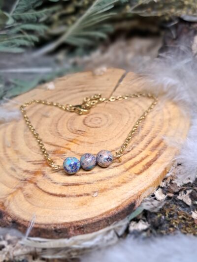 BRACELET CHAINE ET PERLES