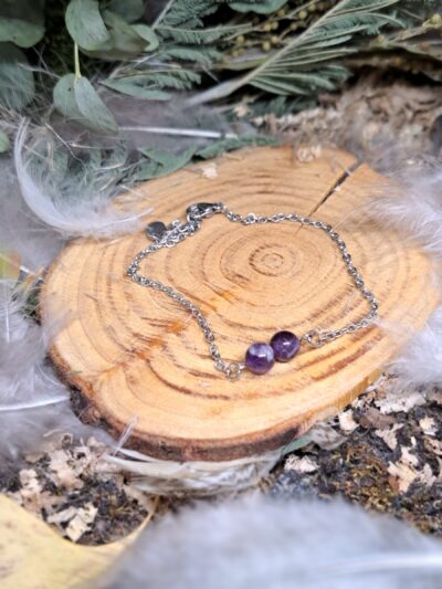 BRACELET CHAINE ET PERLES