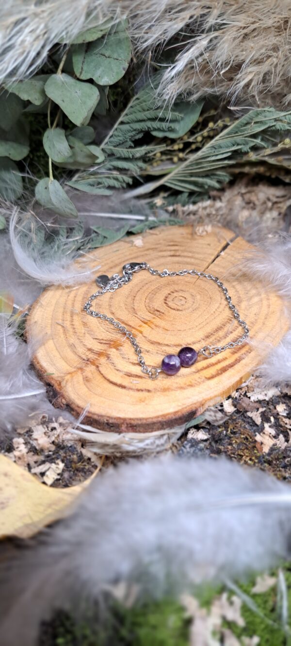BRACELET CHAINE ET PERLES