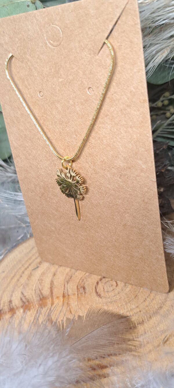 Chaine et Pendentif Pissenlit – Image 4