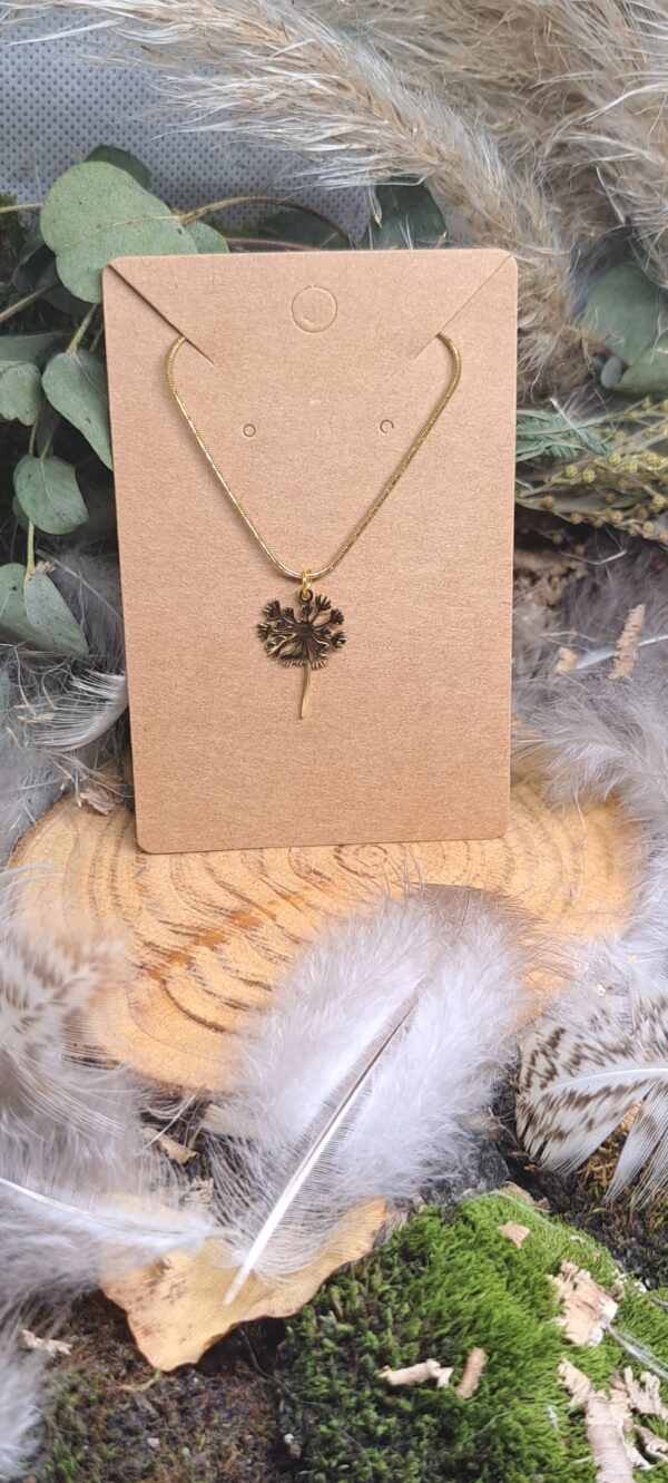 Chaine et Pendentif Pissenlit – Image 2