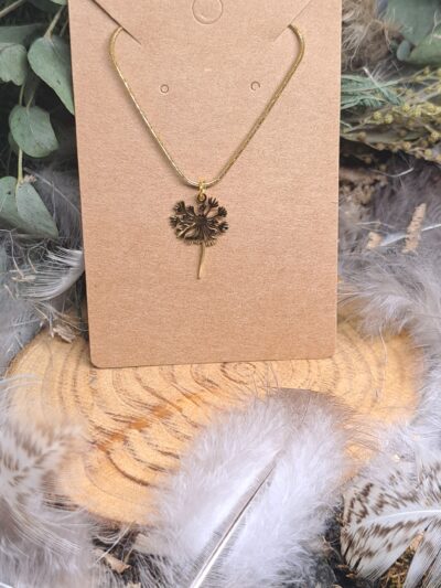 Chaine et Pendentif Pissenlit