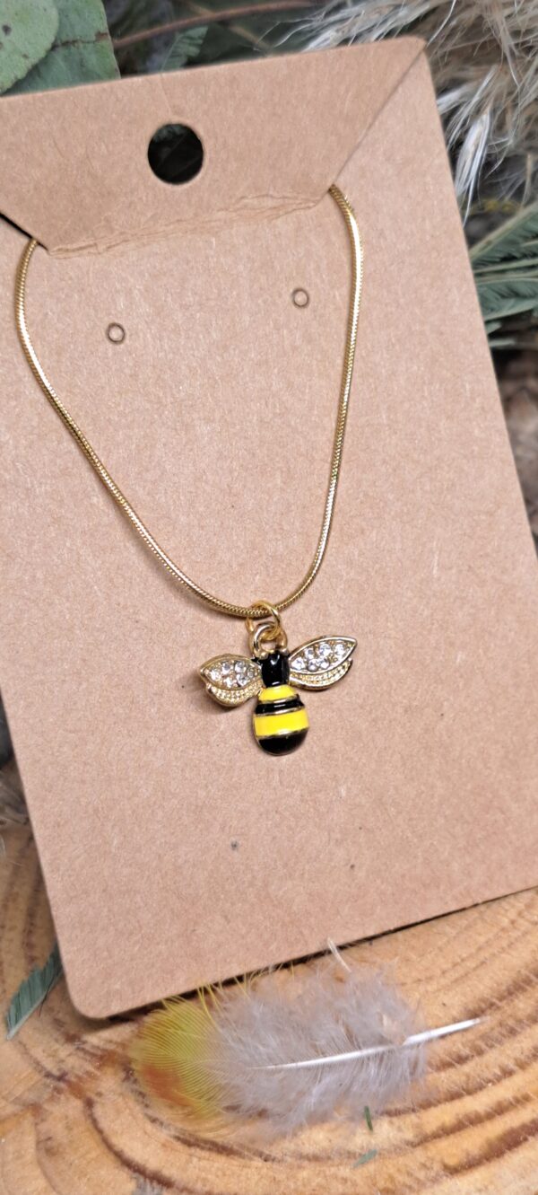 Chaine et Pendentif Abeille – Image 4