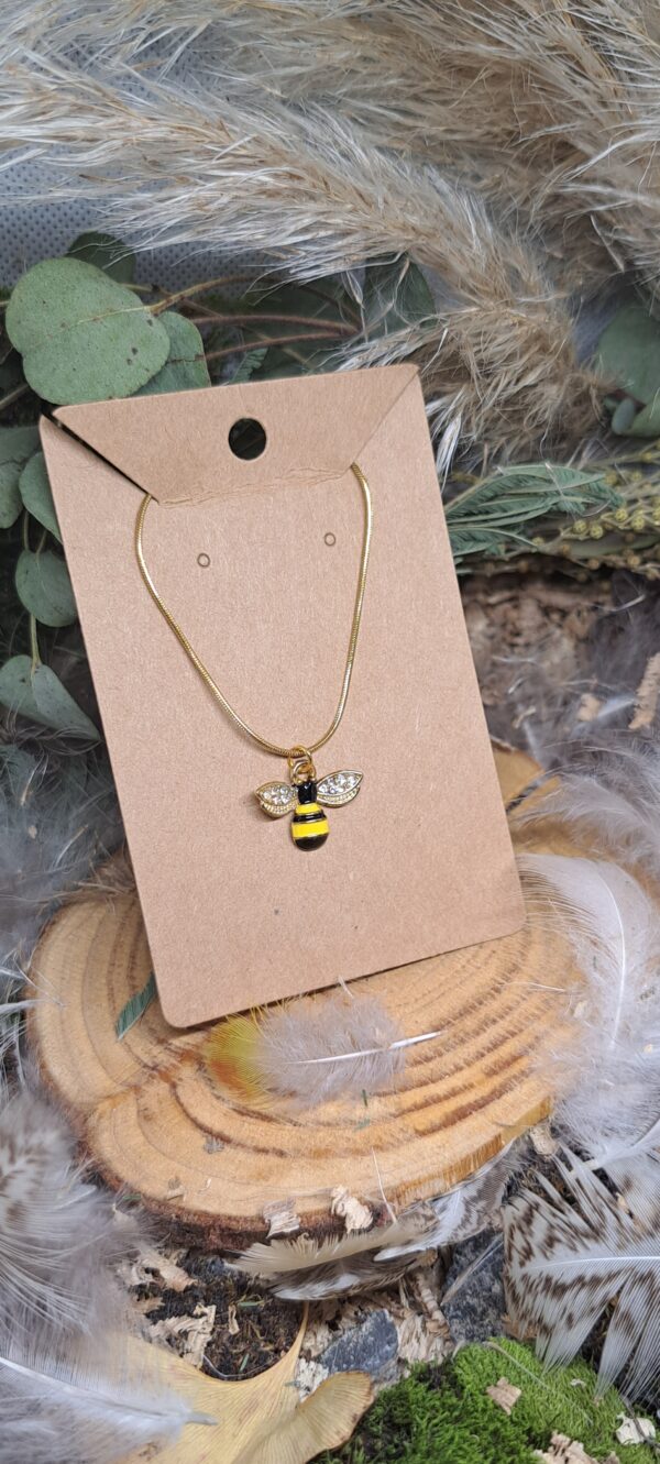 Chaine et Pendentif Abeille