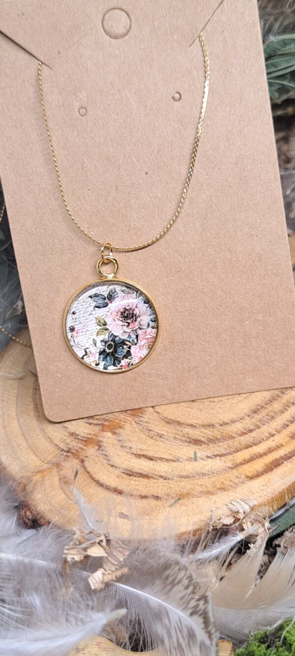 Chaine et Pendentif Cabochon – Image 3