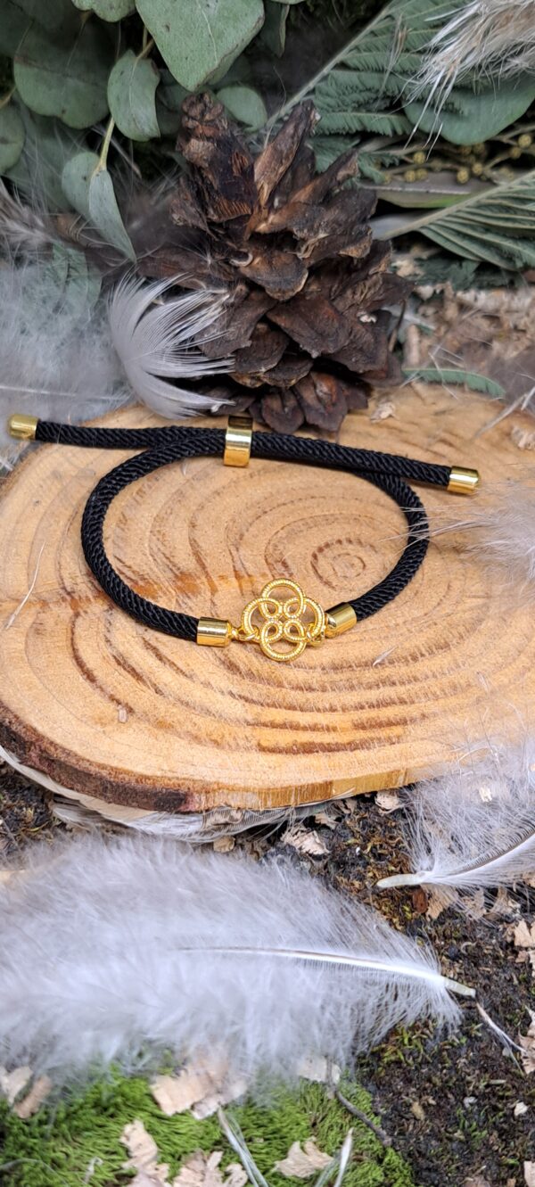 BRACELET CORDON FLEUR GRAPHIQUE – Image 3