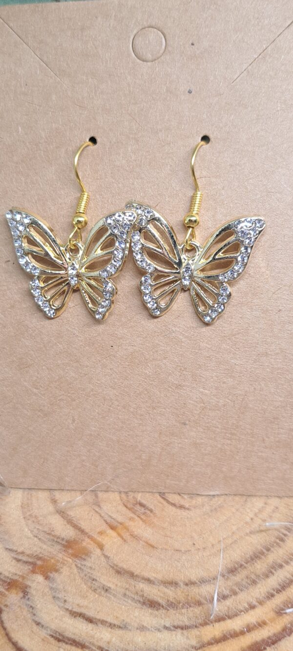 BOUCLE D'OREILLES PAPILLON