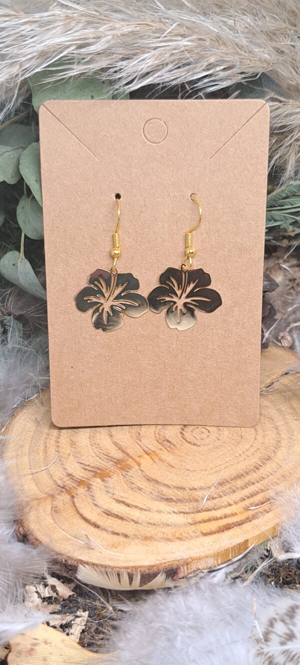 BOUCLE D'OREILLES FLEURS