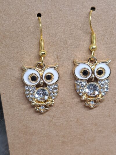 BOUCLE D'OREILLES CHOUETTE/HIBOU