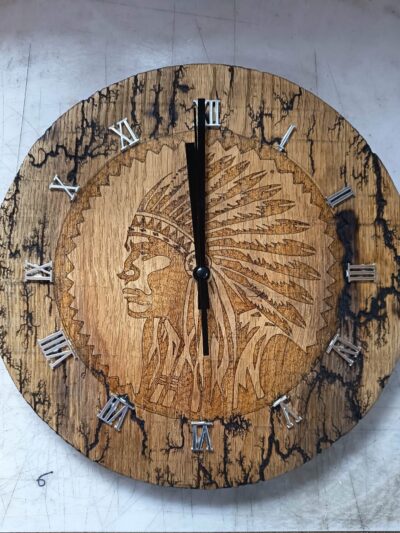 Horloge murale chef indien